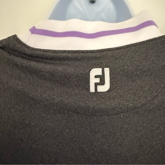 FOOTJOY GOLF NWT Women’s Gray Heather Mock Neck Top NWT - Picture 3 of 8